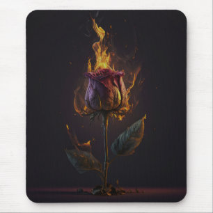 Tapis De Souris rose en feu