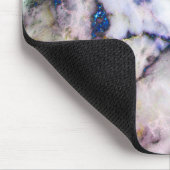 Tapis De Souris Rose Et Marbre blanc (Coin)