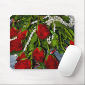 Tapis De Souris Rose et perles (Avec souris)