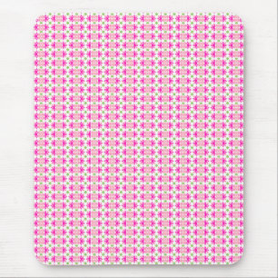 Tapis De Souris Rose et vert floral