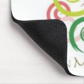 Tapis De Souris Rose et vert sur mon esprit (Coin)