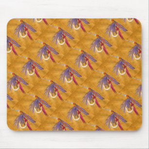 Tapis De Souris "Rose et violet" "Mousepad à truite tachetée"