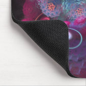 Tapis De Souris "Rose Fleur clair 2, en bleu", mousepad (Coin)