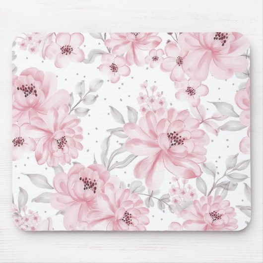 Tapis De Souris Rose flower pattern (Devant)