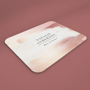 Tapis De Souris Rose Gold Blush Entreprise Féminine Moderne de Pet