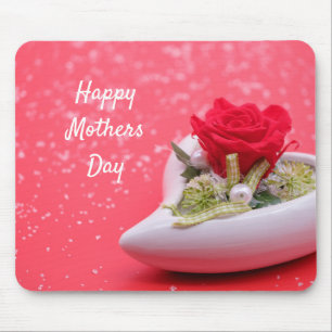 Tapis De Souris Rose in Heart "Mother's Day " Design