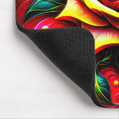 Tapis De Souris Rose jaune (Coin)