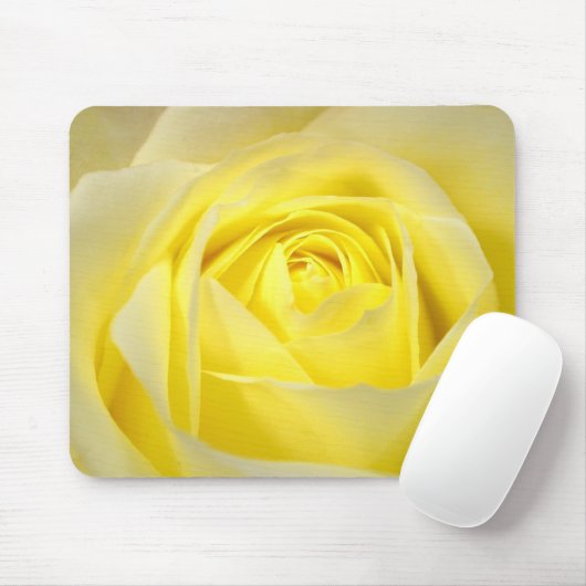 Tapis De Souris Rose jaune (Avec souris)