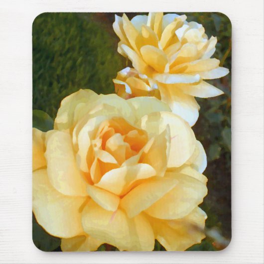 Tapis De Souris Rose jaune_ (Devant)