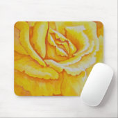 Tapis De Souris Rose jaune (Avec souris)