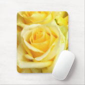 Tapis De Souris , Rose jaune_ (Avec souris)