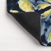 Tapis De Souris Rose jaune Art Abstrait (Coin)