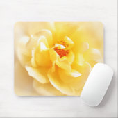 Tapis De Souris Rose jaune blanc Couleurs douces (Avec souris)