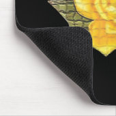 Tapis De Souris Rose Jaune Du Texas Motif Flower (Coin)