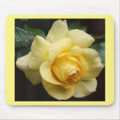 Tapis De Souris Rose jaune Mousepad (Devant)