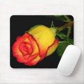 Tapis De Souris Rose jaune-orange (Avec souris)