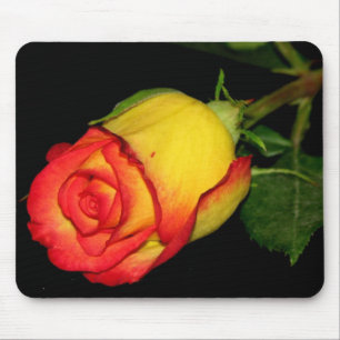 Tapis De Souris Rose jaune-orange