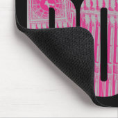 Tapis De Souris Rose Londres (Coin)