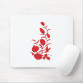 Tapis De Souris Rose Madder, design floral Thunderbird (Avec souris)