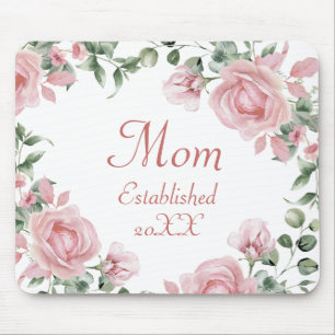 Tapis De Souris Rose Maman Rose