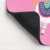 Tapis De Souris Rose mignon de lama (Coin)