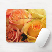 Tapis De Souris Rose_ Mousepad (Avec souris)