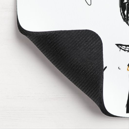 Tapis De Souris Rose Mousepad (Coin)