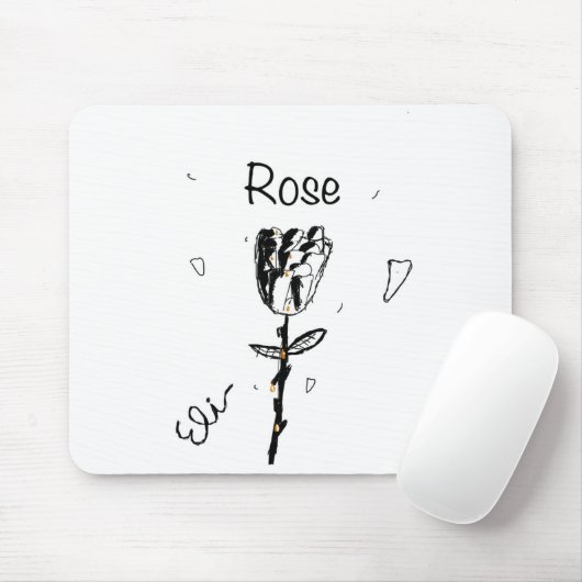 Tapis De Souris Rose Mousepad (Avec souris)