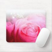 Tapis De Souris Rose Mousepad de rose (Avec souris)