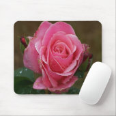 Tapis De Souris Rose Mousepad de rose (Avec souris)