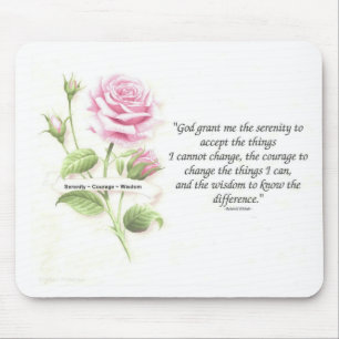 Tapis De Souris Rose Mousepad de rose de PS