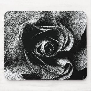 TAPIS DE SOURIS ROSE NOIR