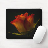Tapis De Souris Rose orange et jaune (Avec souris)
