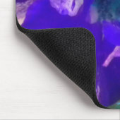 Tapis de souris Rose panachée violette (Coin)
