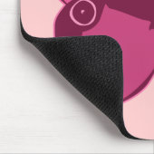 Tapis De Souris Rose papillon (Coin)