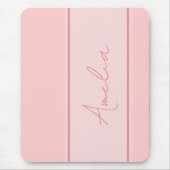 Tapis De Souris Rose personnalisé moderne (Devant)