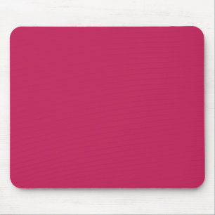 Tapis De Souris Rose personnalisé rouge simple couleur