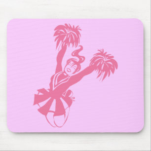 Tapis De Souris rose pom-pom girl