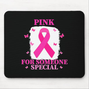 Tapis De Souris Rose pour quelqu'un spécial cancer du sein World C