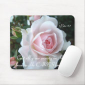 Tapis De Souris Rose précis (Avec souris)