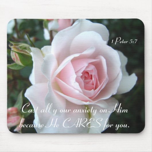 Tapis De Souris Rose précis (Devant)