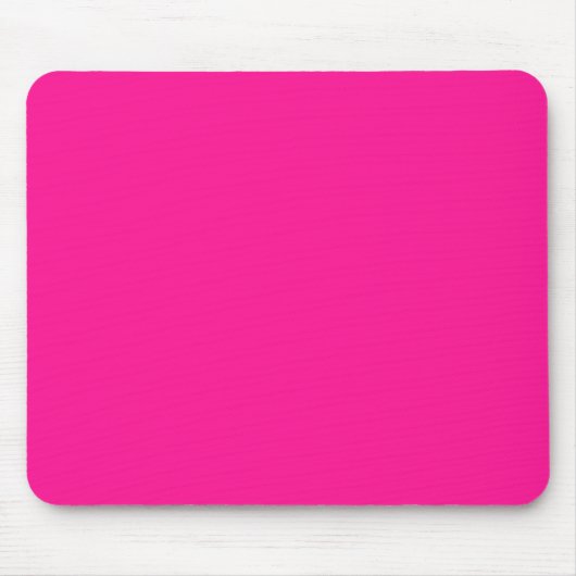 Tapis De Souris Rose Profond Uni (Devant)