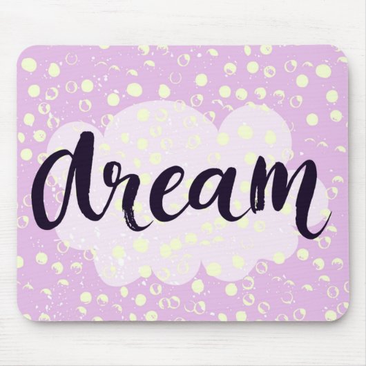 Tapis De Souris Rose rêveur (Devant)