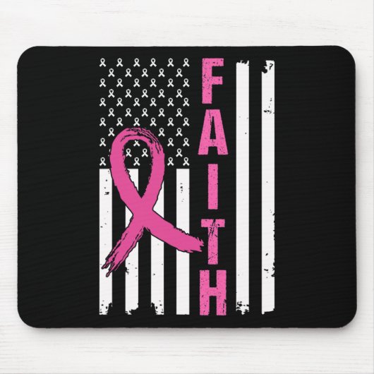 Tapis De Souris Rose Ribbons America (Devant)