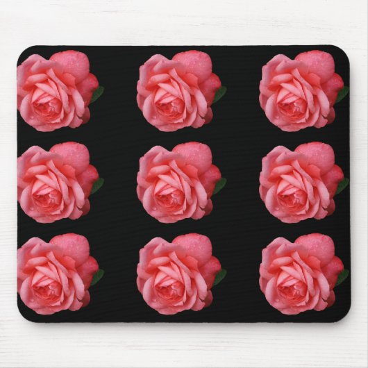 Tapis De Souris Rose rose (Devant)