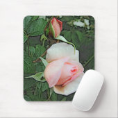 Tapis De Souris rose rose (Avec souris)