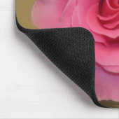 TAPIS DE SOURIS ROSE ROSE (Coin)