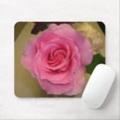 TAPIS DE SOURIS ROSE ROSE (Avec souris)