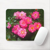Tapis De Souris Rose rose chaud Mousepad (Avec souris)