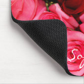 Tapis De Souris Rose, rose et rouge-ordinateur Mousepad (Coin)